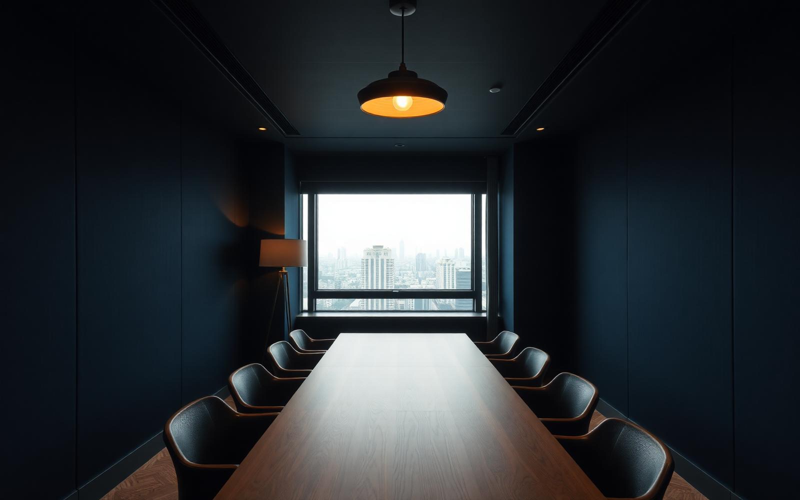 Meeting room in a Hanoi office tower